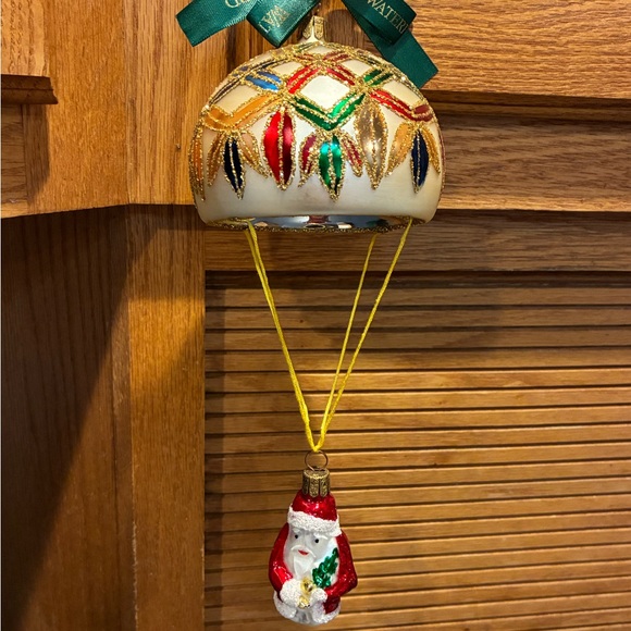 Waterford Other - Waterford Santa Ornament with Gold and Multicolor Accents